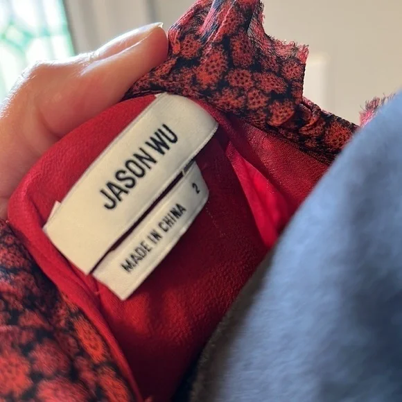 JASON Wu dark red with black Size 2 RARE DESIGNER